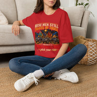 Load image into Gallery viewer, Wise Men Still Travel by Truck T-Shirt – Ram Ford Chevy Christmas Design
