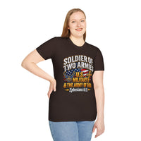 Load image into Gallery viewer, Soldier of Two Armies U.S. Military Christian T-Shirt