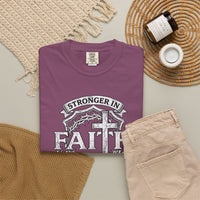 Load image into Gallery viewer, Stronger in Faith Together Inspirational Christian T-Shirt