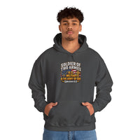 Load image into Gallery viewer, Soldier of Two Armies Christian Military Hoodie