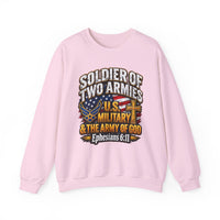 Load image into Gallery viewer, Soldier of Two Armies U.S. Military &amp; Army of God Sweatshirt