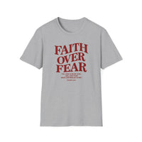 Load image into Gallery viewer, Faith Over Fear Christian Inspirational T-Shirt