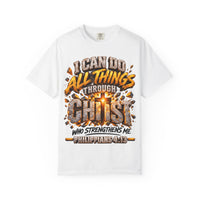 Load image into Gallery viewer, I Can Do All Things Through Christ Philippians 4:13 Christian T-Shirt