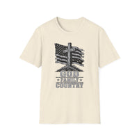 Load image into Gallery viewer, God Family Country American Flag T-Shirt