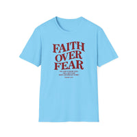 Load image into Gallery viewer, Faith Over Fear Christian Inspirational T-Shirt