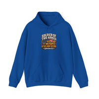 Load image into Gallery viewer, Soldier of Two Armies Christian Military Hoodie
