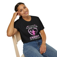 Load image into Gallery viewer, Christ Strengthens Me Christian Butterfly T-Shirt
