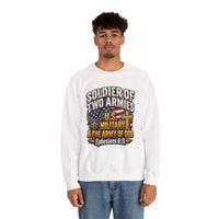 Load image into Gallery viewer, Soldier of Two Armies U.S. Military &amp; Army of God Sweatshirt
