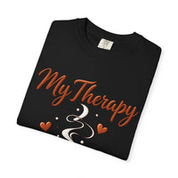 Load image into Gallery viewer, Coffee Therapy T-Shirt — "My Therapy" Coffee Cup Graphic Tee