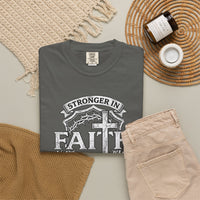 Load image into Gallery viewer, Stronger in Faith Together Inspirational Christian T-Shirt