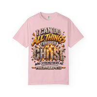 Load image into Gallery viewer, I Can Do All Things Through Christ Philippians 4:13 Christian T-Shirt