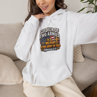 Load image into Gallery viewer, Soldier of Two Armies Christian Military Hoodie