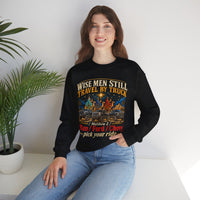 Load image into Gallery viewer, Wise Men Still Travel by Truck Crewneck Sweatshirt