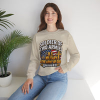 Load image into Gallery viewer, Soldier of Two Armies U.S. Military &amp; Army of God Sweatshirt
