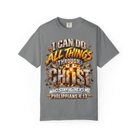 Load image into Gallery viewer, I Can Do All Things Through Christ Philippians 4:13 Christian T-Shirt