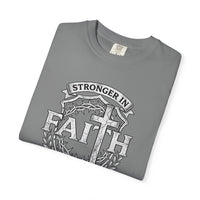 Load image into Gallery viewer, Stronger in Faith Together Inspirational Christian T-Shirt