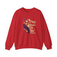 Load image into Gallery viewer, I Will Remember For You Alzheimer's Christian Sweatshirt | Isaiah 49:15 Purple Ribbon Dove Tee
