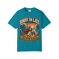 Load image into Gallery viewer, Sorry I’m Late I Was Parting the Red Sea Graphic T-Shirt