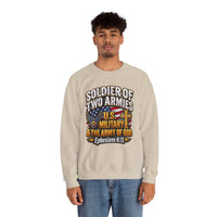 Load image into Gallery viewer, Soldier of Two Armies U.S. Military &amp; Army of God Sweatshirt