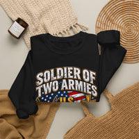 Load image into Gallery viewer, Soldier of Two Armies U.S. Military &amp; Army of God Sweatshirt