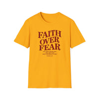 Load image into Gallery viewer, Faith Over Fear Christian Inspirational T-Shirt