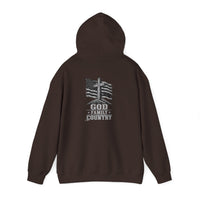 Load image into Gallery viewer, God, Guns &amp; Country American Flag Hoodie