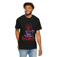 Load image into Gallery viewer, But Coffee First T-Shirt — Minimal Coffee Cup Graphic Tee