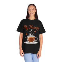 Load image into Gallery viewer, Coffee Therapy T-Shirt — "My Therapy" Coffee Cup Graphic Tee