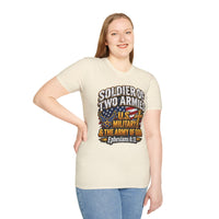 Load image into Gallery viewer, Soldier of Two Armies U.S. Military Christian T-Shirt