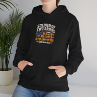 Load image into Gallery viewer, Soldier of Two Armies Christian Military Hoodie