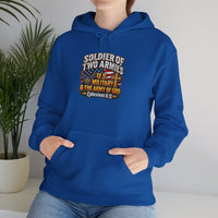 Load image into Gallery viewer, Soldier of Two Armies Christian Military Hoodie