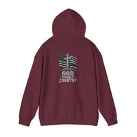 Load image into Gallery viewer, God, Guns &amp; Country American Flag Hoodie