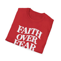 Load image into Gallery viewer, Faith Over Fear Inspirational T-Shirt