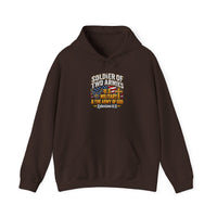 Load image into Gallery viewer, Soldier of Two Armies Christian Military Hoodie