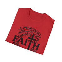 Load image into Gallery viewer, Stronger in Faith Together Christian Faith T-Shirt