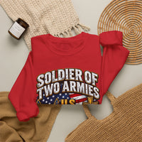 Load image into Gallery viewer, Soldier of Two Armies U.S. Military &amp; Army of God Sweatshirt