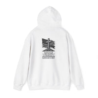 Load image into Gallery viewer, God, Guns &amp; Country American Flag Hoodie
