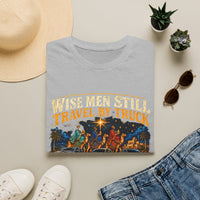 Load image into Gallery viewer, Wise Men Still Travel by Truck T-Shirt – Ram Ford Chevy Christmas Design