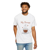 Load image into Gallery viewer, Coffee Therapy T-Shirt — "My Therapy" Cute Coffee Cup Tee