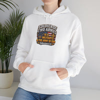 Load image into Gallery viewer, Soldier of Two Armies Christian Military Hoodie