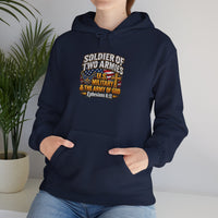 Load image into Gallery viewer, Soldier of Two Armies Christian Military Hoodie