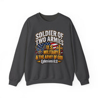 Load image into Gallery viewer, Soldier of Two Armies U.S. Military &amp; Army of God Sweatshirt