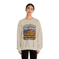 Load image into Gallery viewer, Soldier of Two Armies U.S. Military &amp; Army of God Sweatshirt