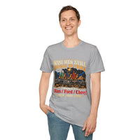 Load image into Gallery viewer, Wise Men Still Travel by Truck T-Shirt – Ram Ford Chevy Christmas Design