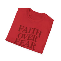 Load image into Gallery viewer, Faith Over Fear Christian Inspirational T-Shirt