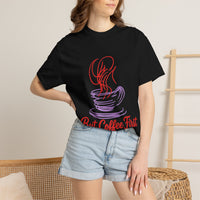 Load image into Gallery viewer, But Coffee First T-Shirt — Minimal Coffee Cup Graphic Tee
