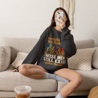 Load image into Gallery viewer, Tonight We Ride Wise Men Still Exist Follow the Star Christmas Sweatshirt