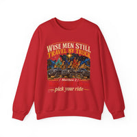 Load image into Gallery viewer, Wise Men Still Travel by Truck Crewneck Sweatshirt