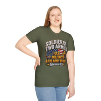 Load image into Gallery viewer, Soldier of Two Armies U.S. Military Christian T-Shirt