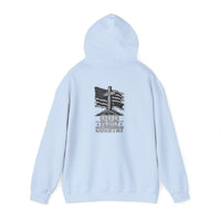 Load image into Gallery viewer, God, Guns &amp; Country American Flag Hoodie